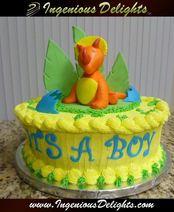 Baby Dino Cake