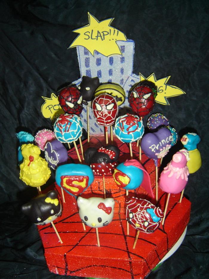 Superhero & Princess Cake Pops