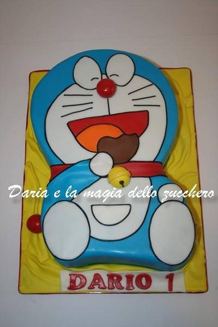 Doraemon Drawing || How to draw Doraemon eating Dora cake - YouTube
