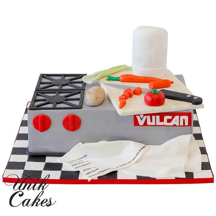 Cake for a chef