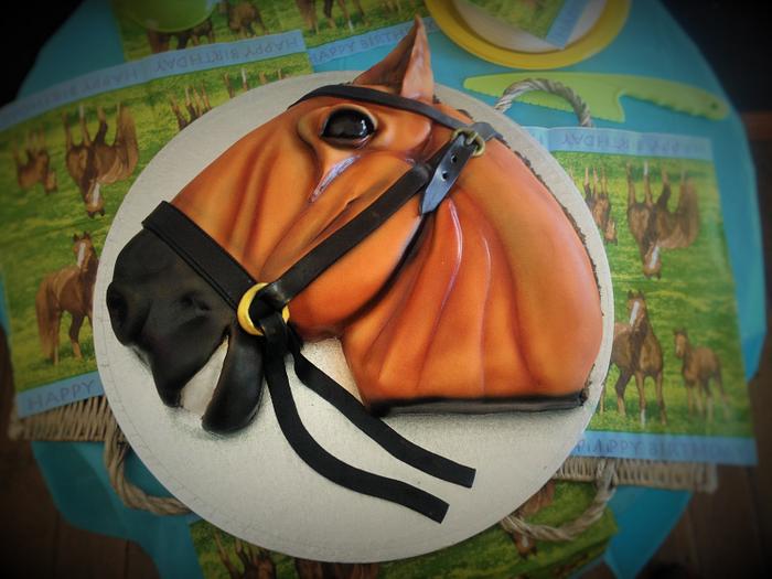 horse head cake