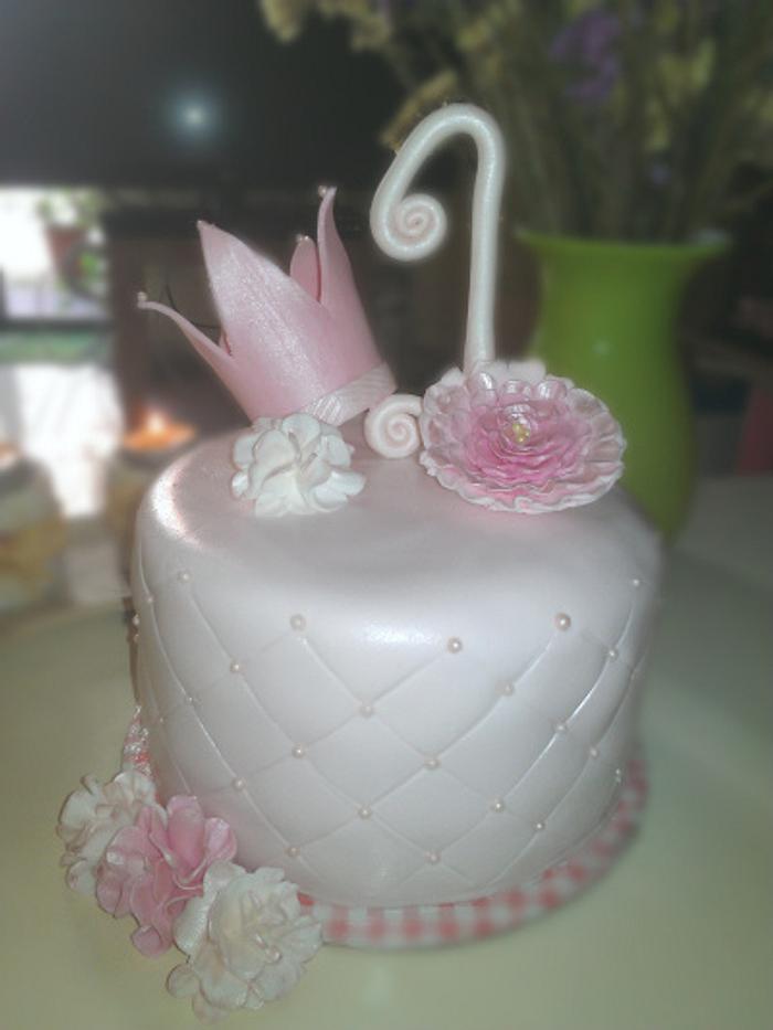 1st birthday simple cake