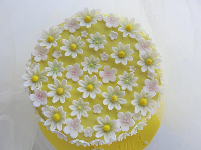 Daisies cake