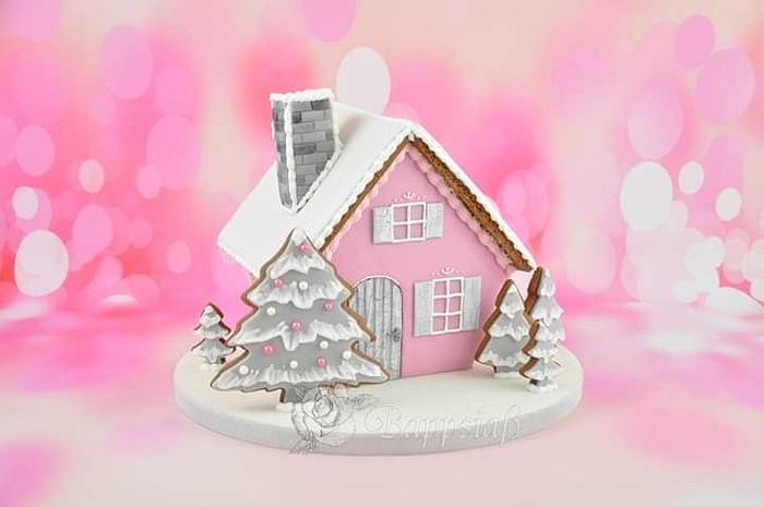 Pink Christmas - Gingerbreadhouse