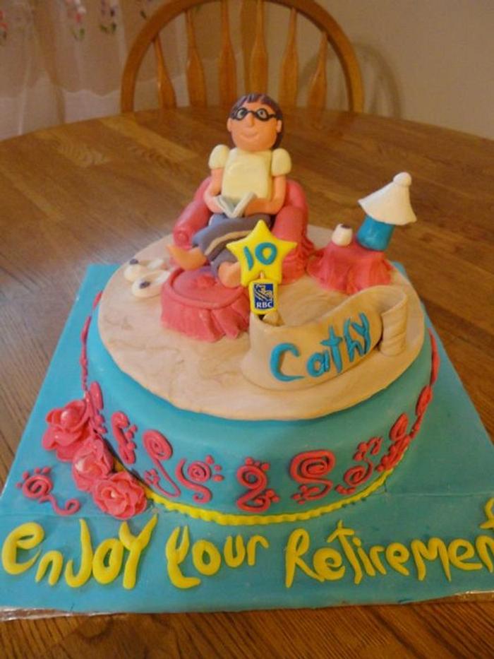 Cathy`s retirement cake