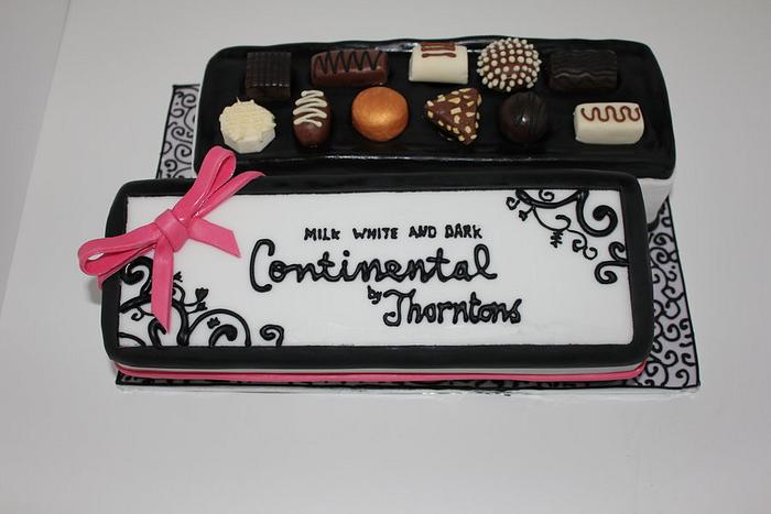 A Box Of Thorntons Birthday Cake!! :-)