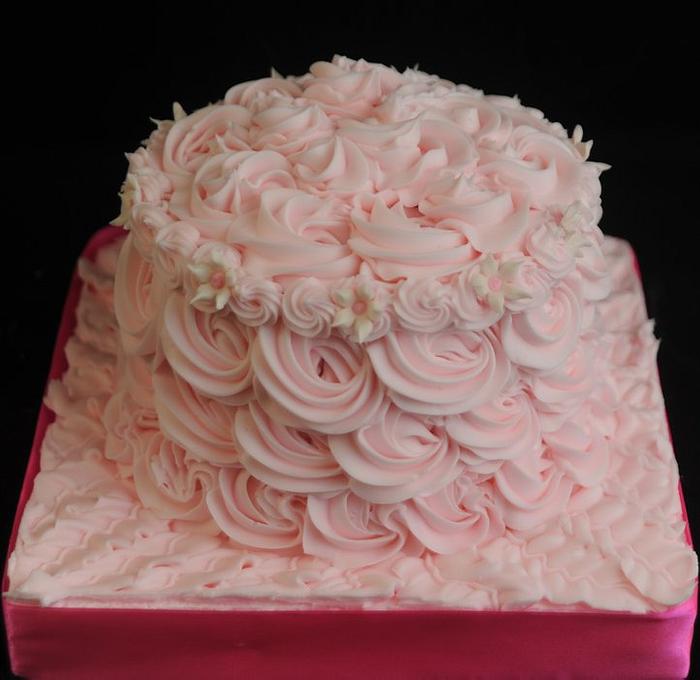 Little Pink Smash Cake