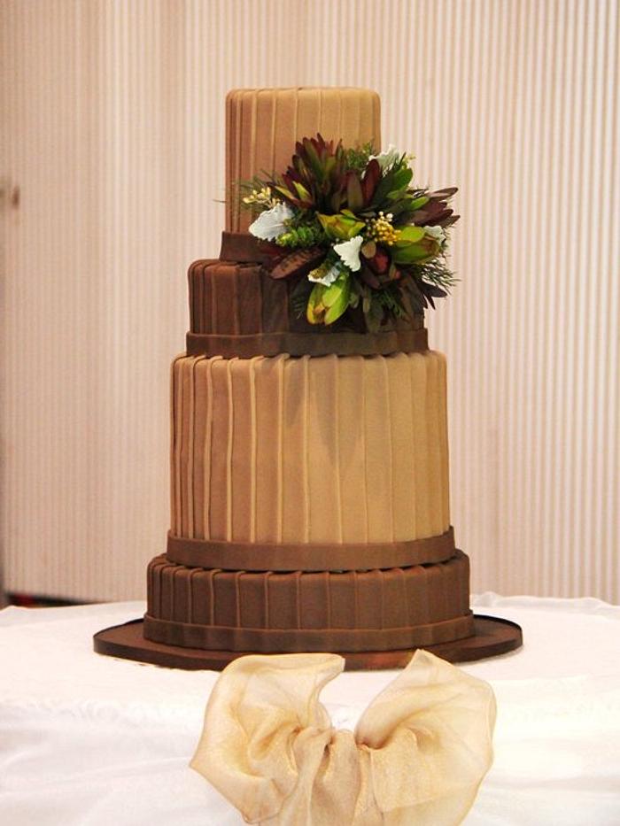 Australian Chocolate Wedding Cake