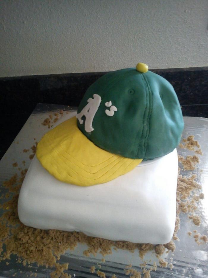 Oakland A's cake