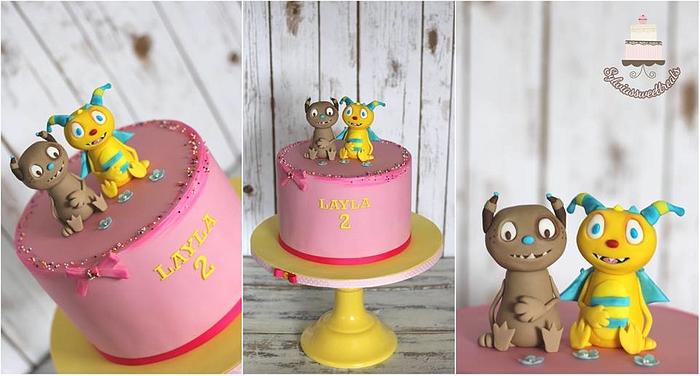 Henry Hugglemonster cake for little girl :)