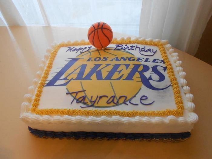 Lakers Fan Cake