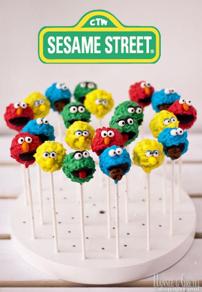 Sesame Street Cake Pops