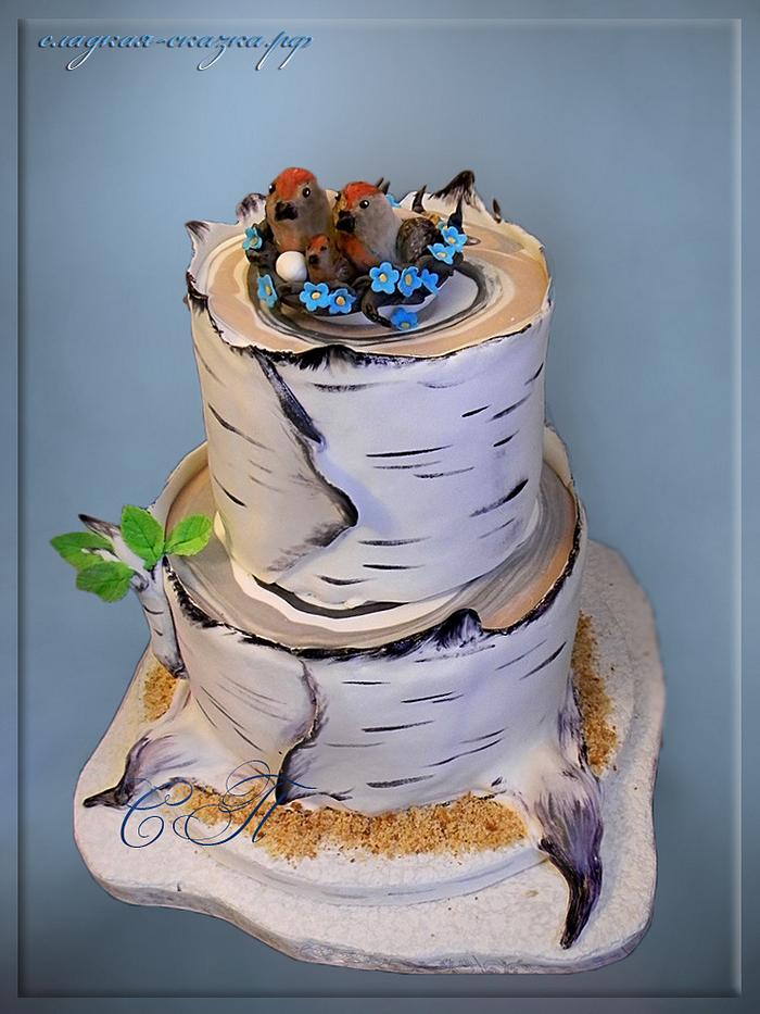 Wedding Cake "jack on the birch"