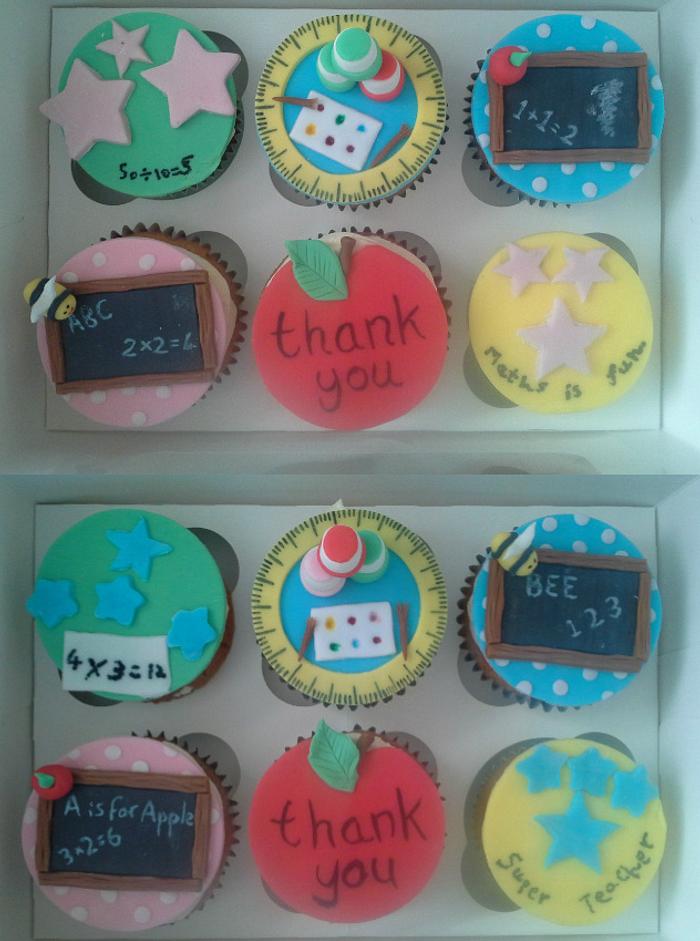 Thank you teacher Cupcakes