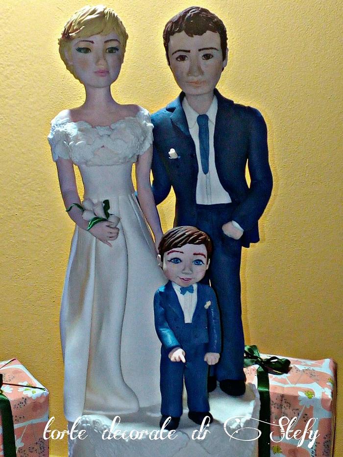 Wedding topper cake