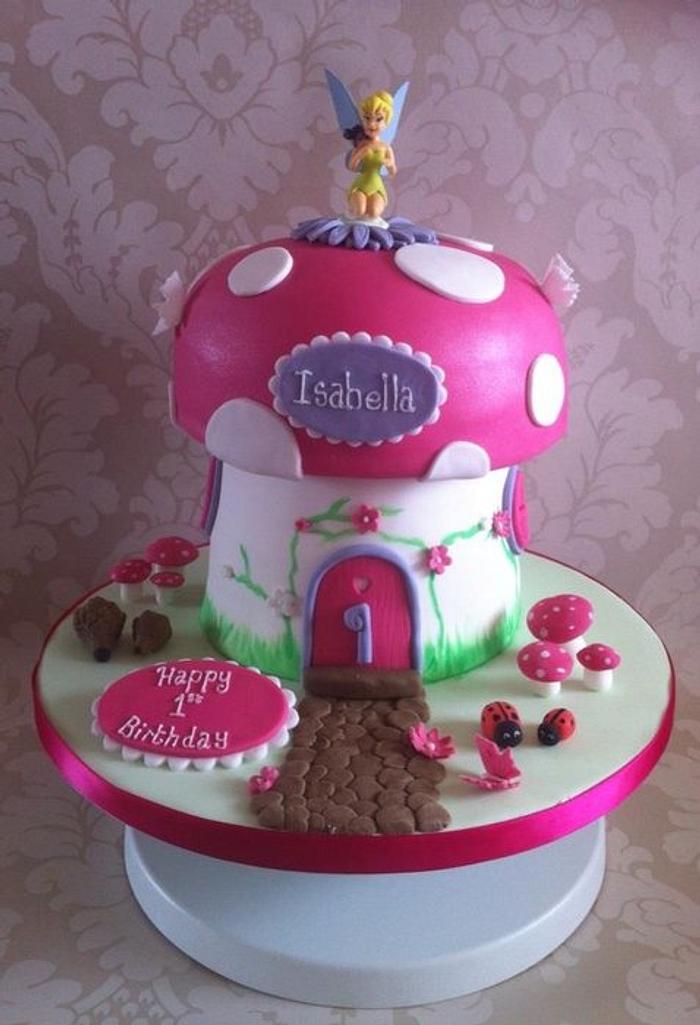 Cute Tinkerbell Toadstool House.