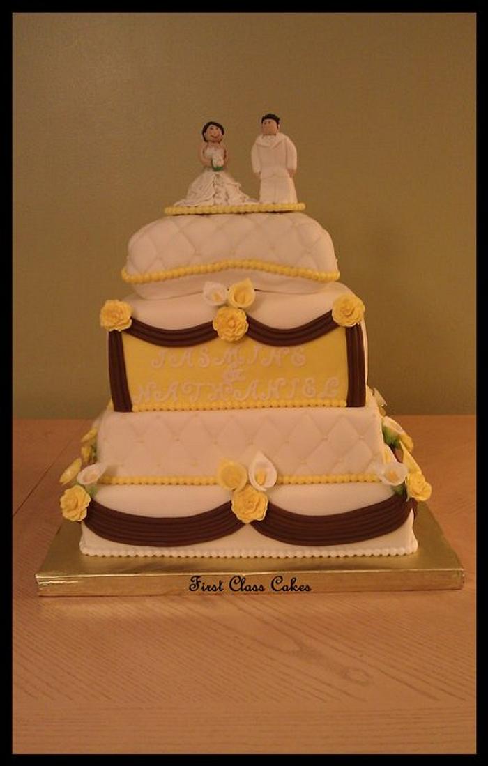 My 1st wedding cake