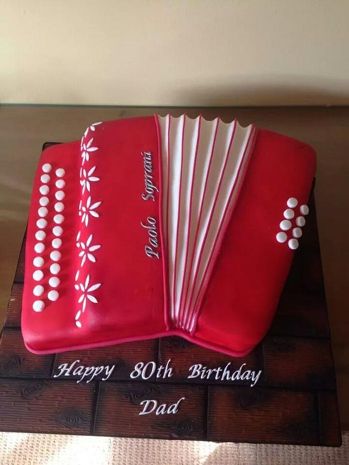 accordion cake