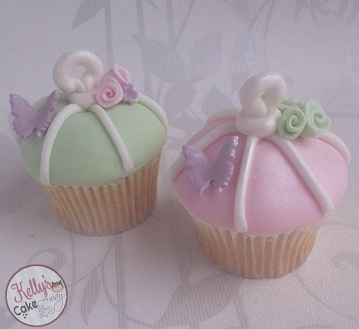 birdcage cupcakes