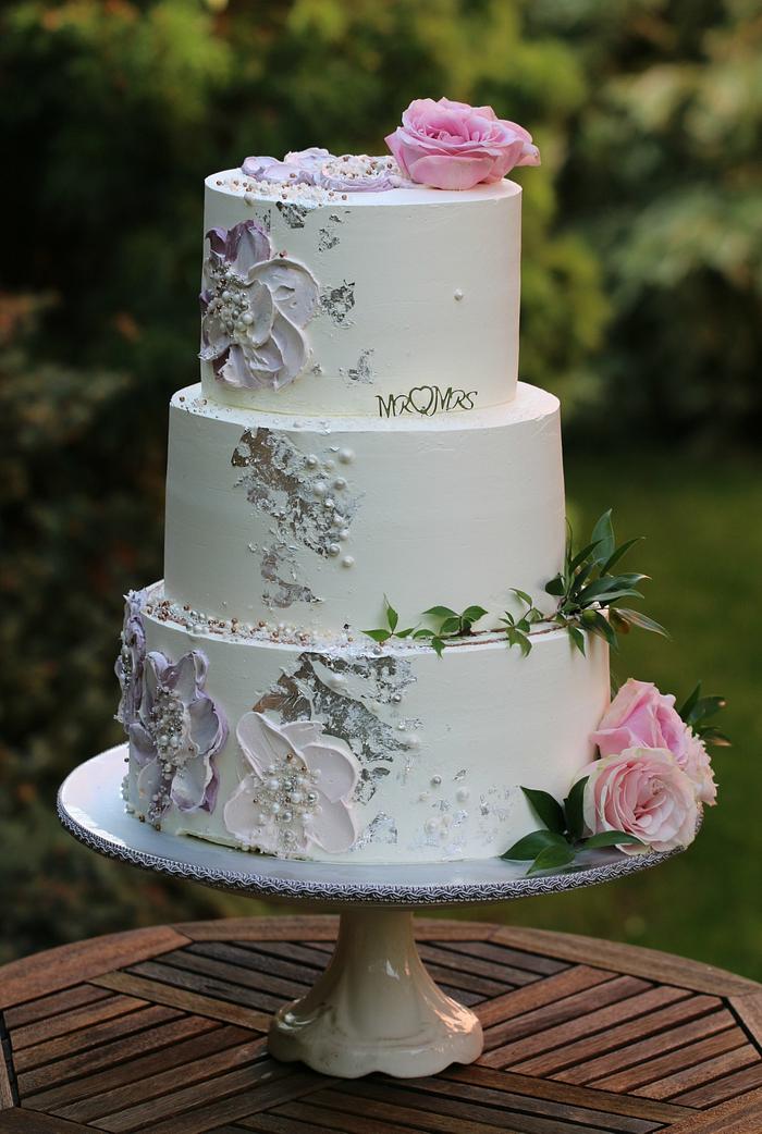 Glamour wedding cake : 