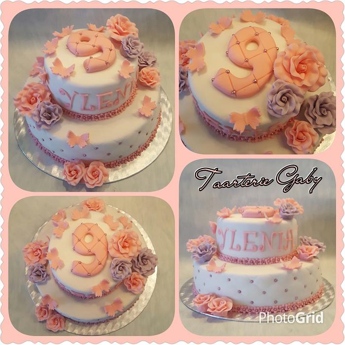 Sweet pastel cake