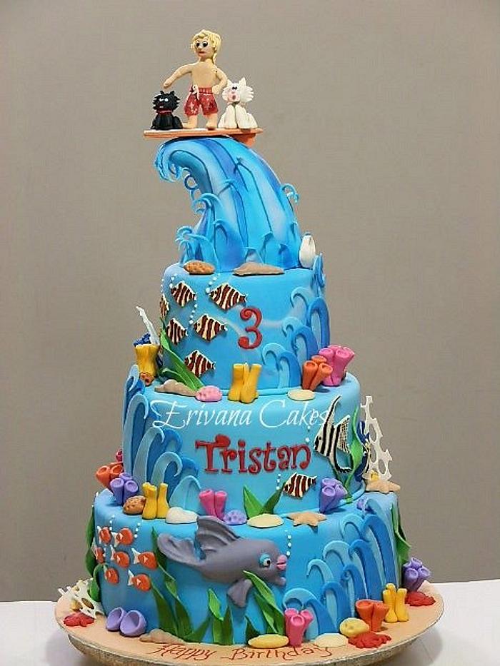 Surfing Waves and Sea Cake