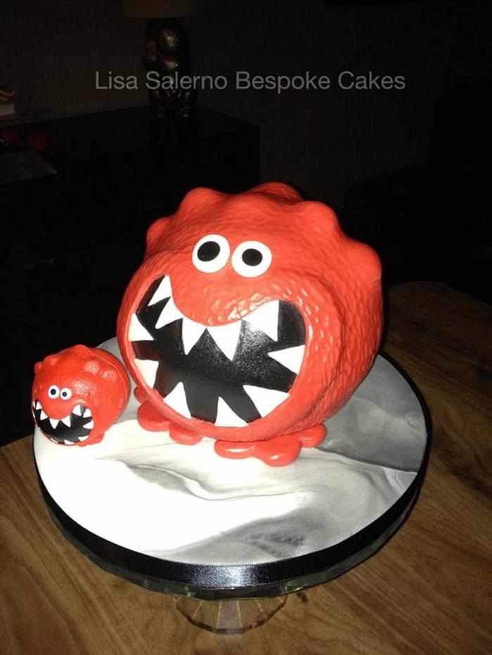 Red nose cake 