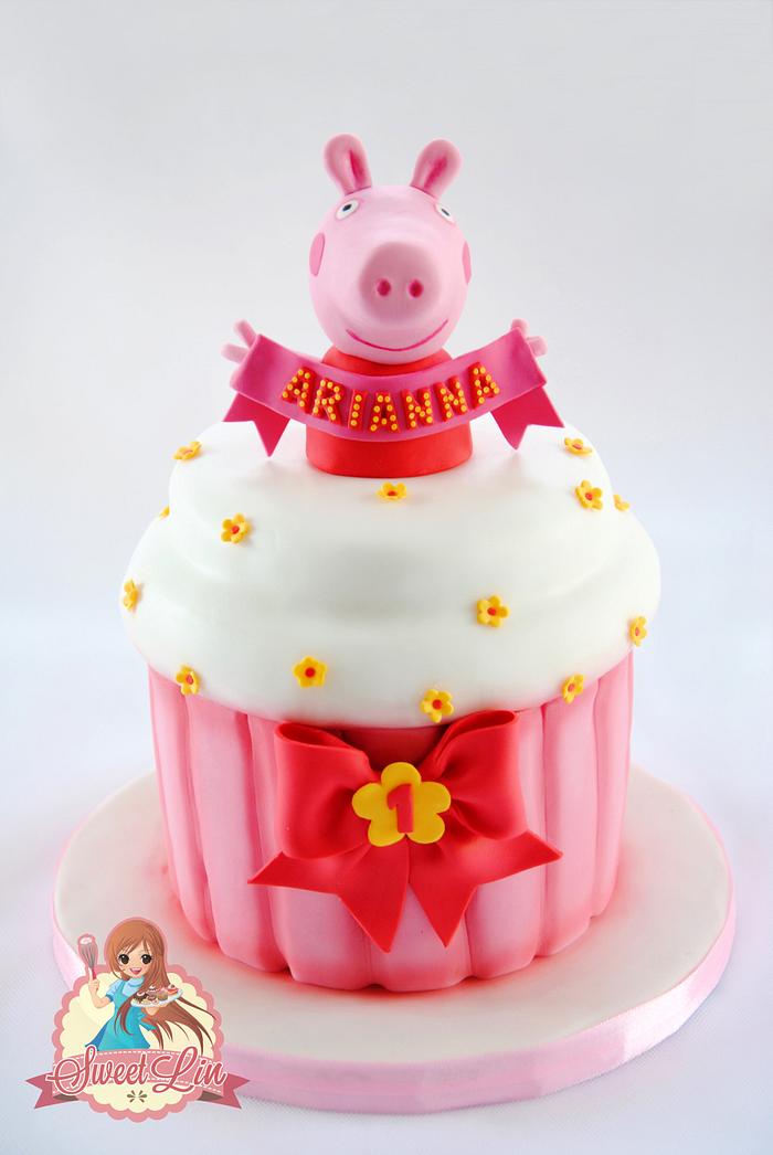 Peppa Pig's Cupcake Cake