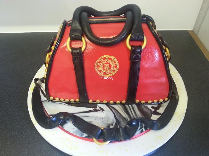 Food Thought Cocoa commissioned handbag cake