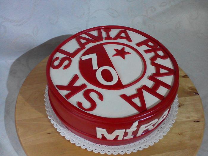 FC Slavia Praha cake
