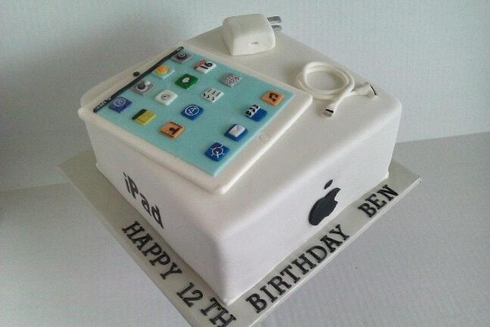 iPad cake