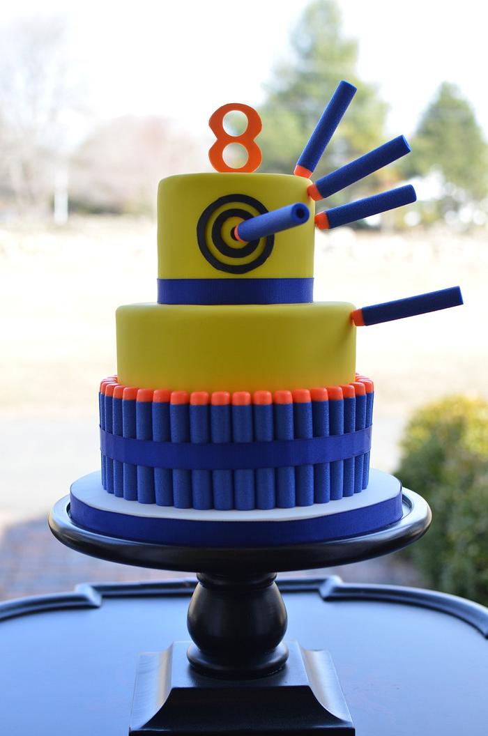 Nerf Party Cake