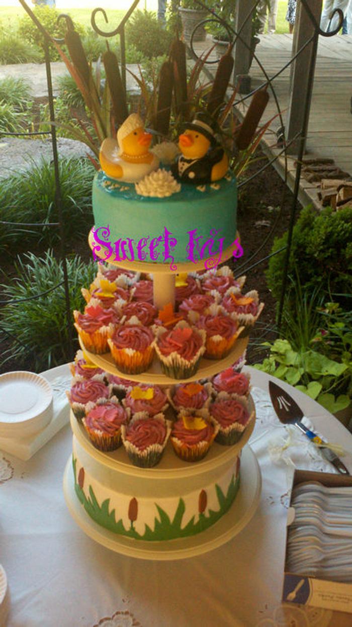 Duck Wedding Cake