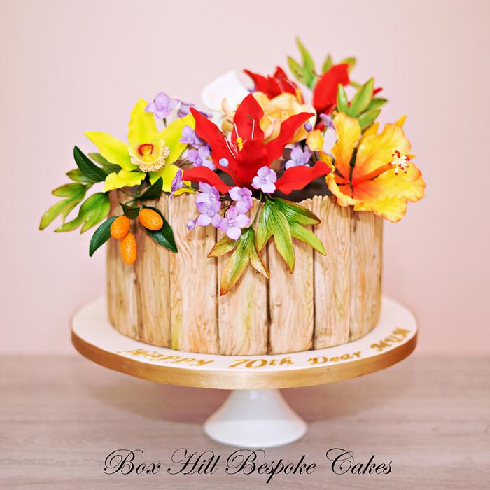 Latest flower cake