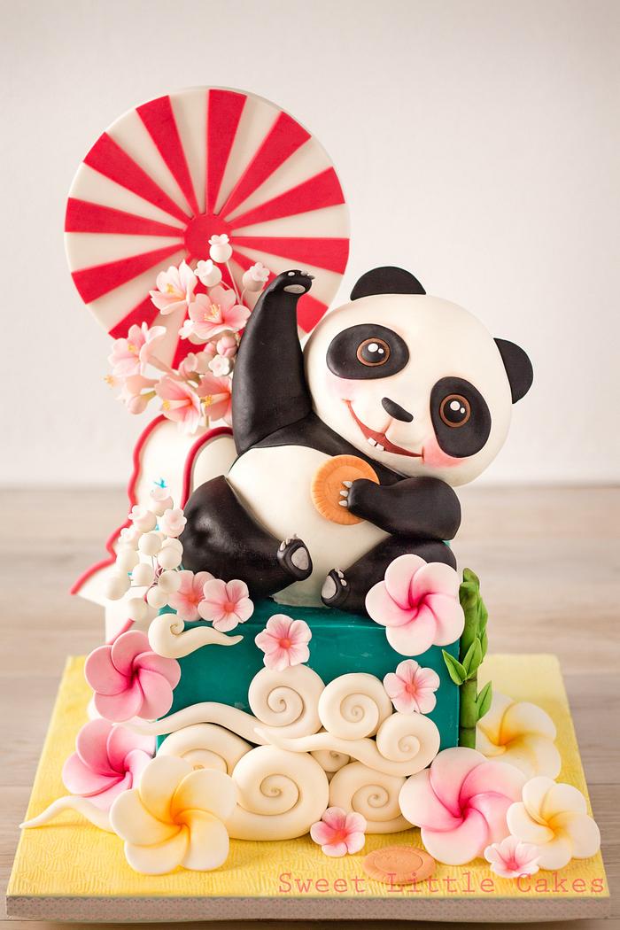 Japanese panda cake