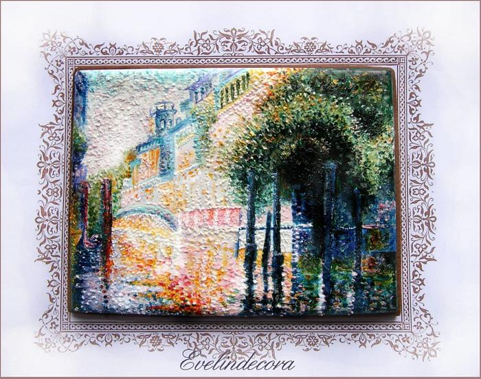 Venice painting cookie