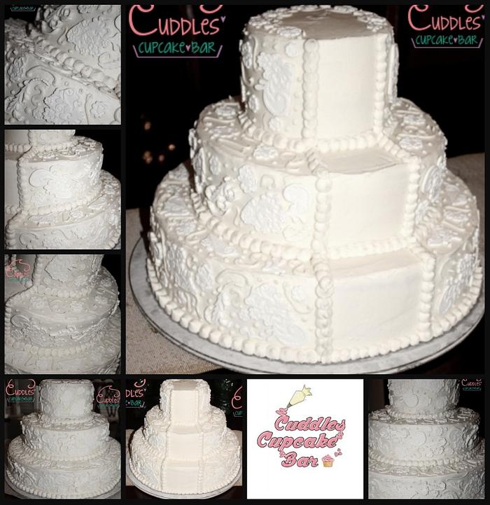 Lacy Wedding Cake
