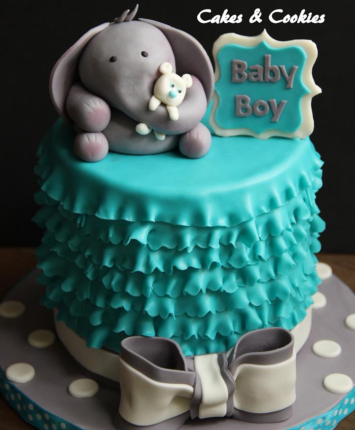 A Baby Shower Cake