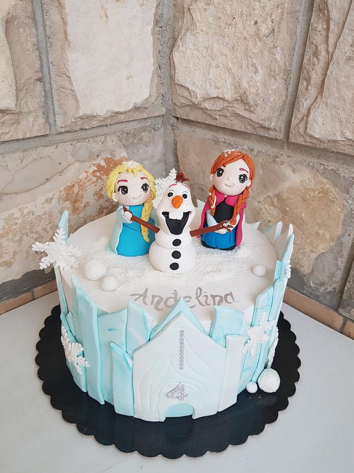 Frozen bday cake
