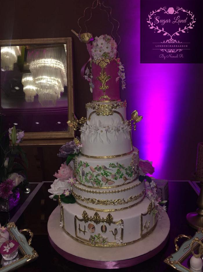 Wedding cake for Hiba & Yussef 2018