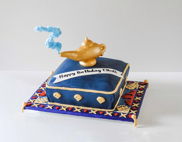 Aladdin Themed Pillow Cake