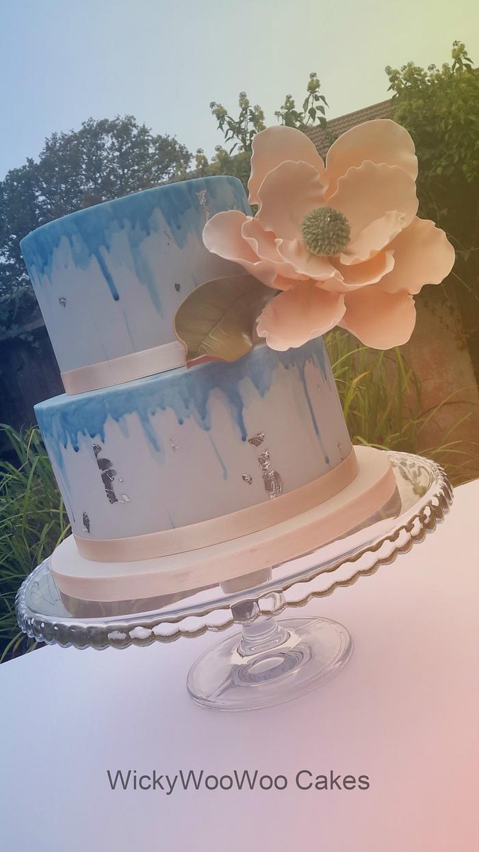 Art Inspired Wedding Cake