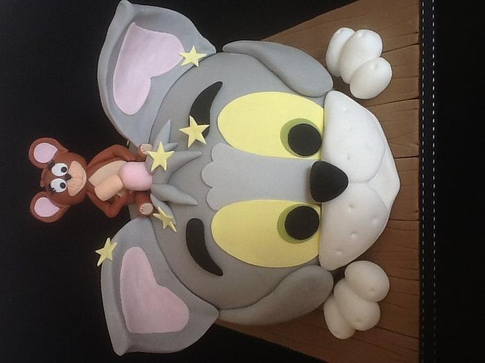 Tom and Jerry - Decorated Cake by Cherry Delbridge - CakesDecor
