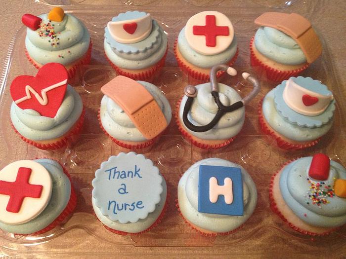 Nurse's Week Cupcakes