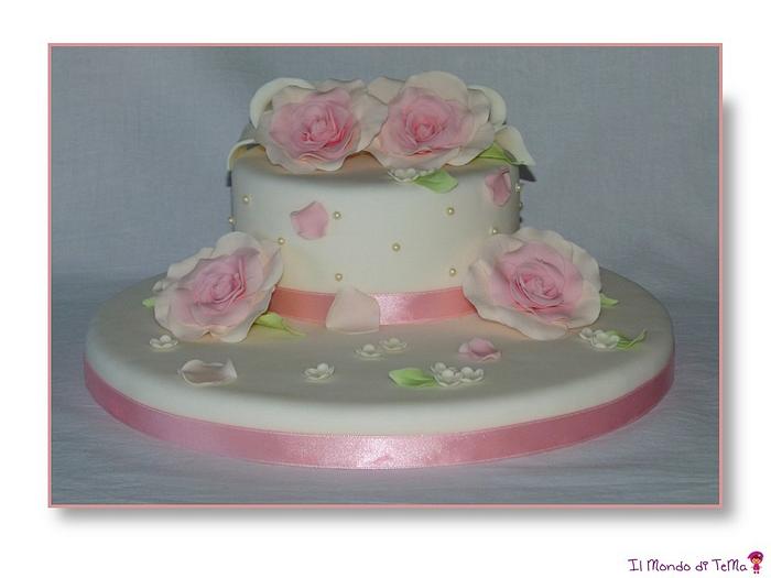 Roses cake