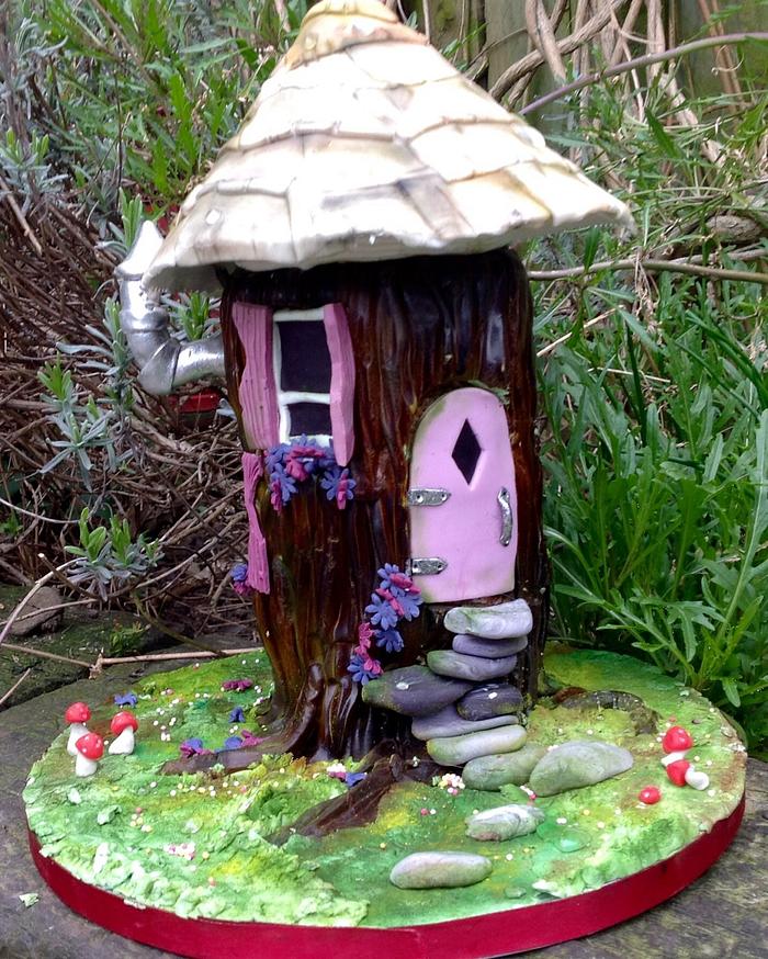 Fairy, cake, house