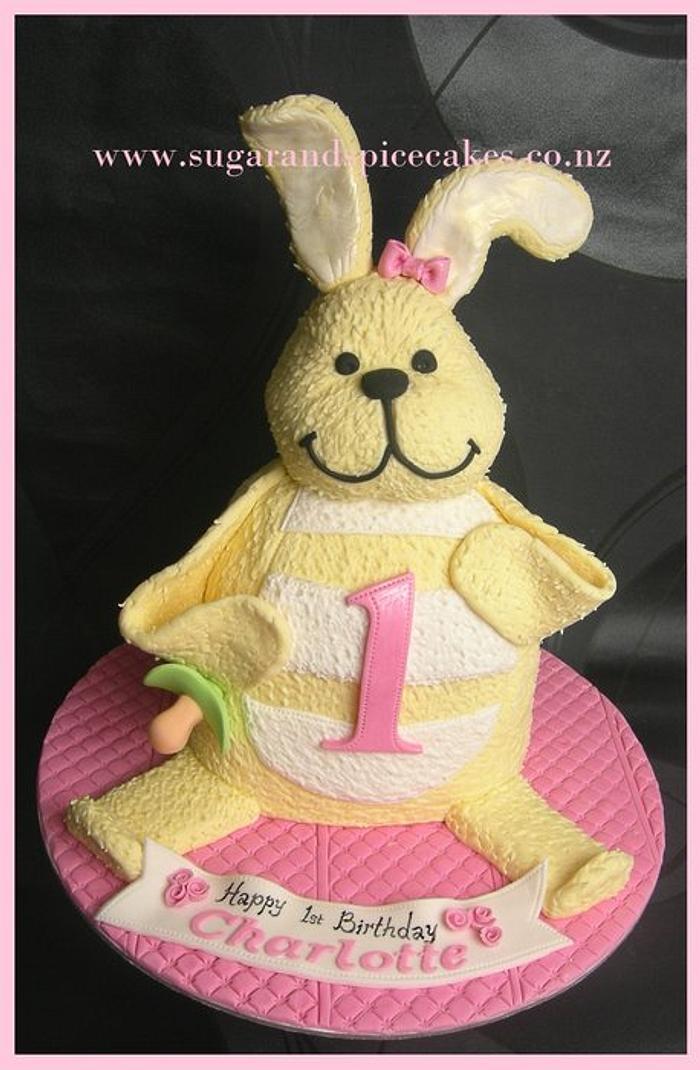 Baby Charlotte's NZ Sleepytot Bunny favourite Toy replica Cake ~