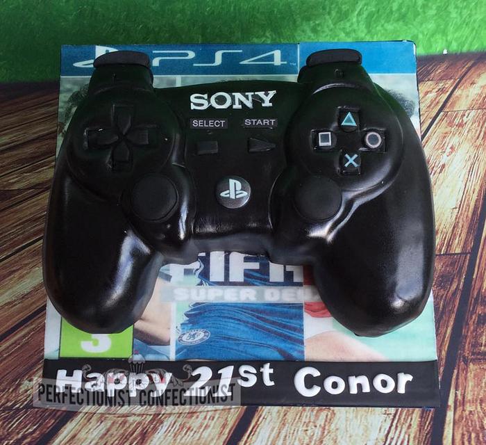 Conor - PS3 Controller Birthday Cake
