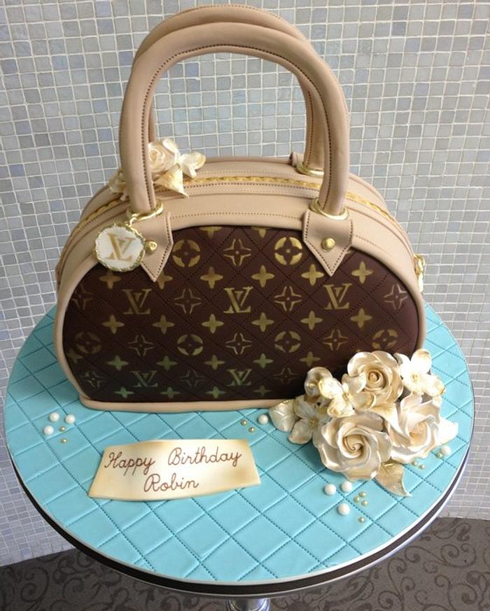 Louis Vuitton Bag Cake -