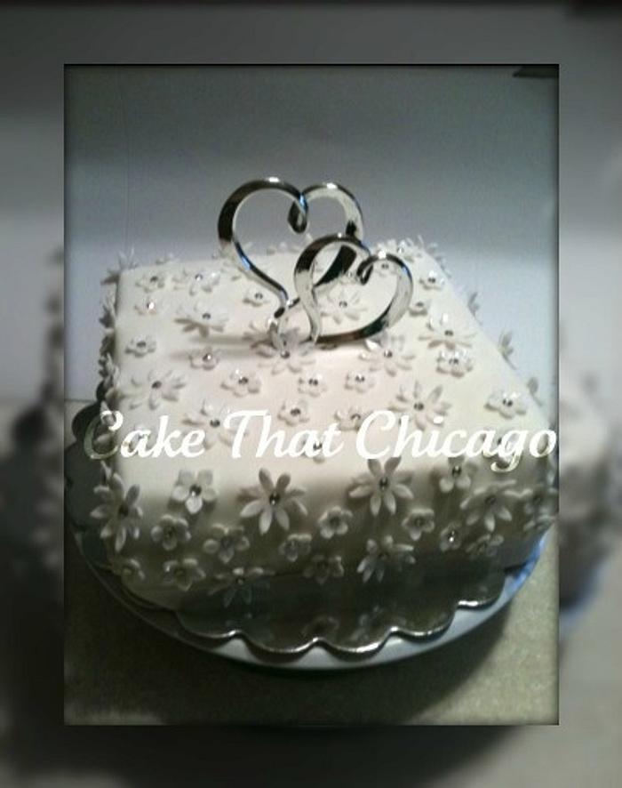 Flower Wedding Cake